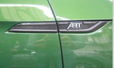 Audi A5 8W6A Spatbord Embleem Carbon ABT Audi A5 8W60 Fender Emblem Carbon CFK