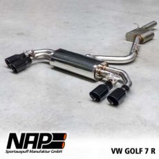 Golf MK7 R Exhaust with Automatic Valve ECE