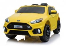 Mini Ride Ford Focus RS 4x2 12V Geel 1-Zit Mini Ride Ford Focus RS 4x2 12V Yellow 1-Seat