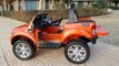Mini Ride Ford Ranger WildTrak 4x4 Oranje Mini Ride Ford Ranger WildTrak 4x4 12V Orange